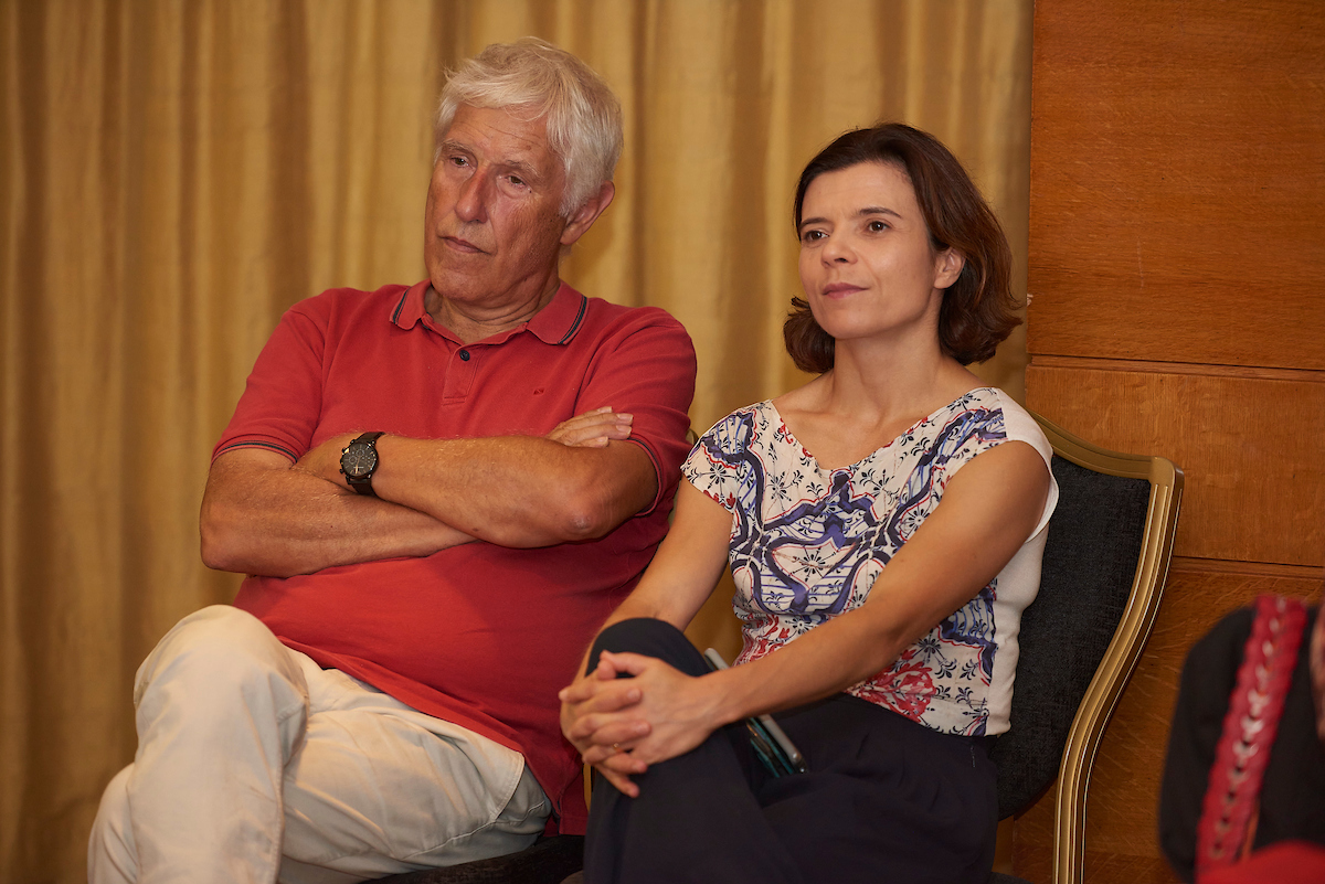 Aquiles Barros, da Neonia, e Marta Carvalho Araújo, CEO da Glassdrive.