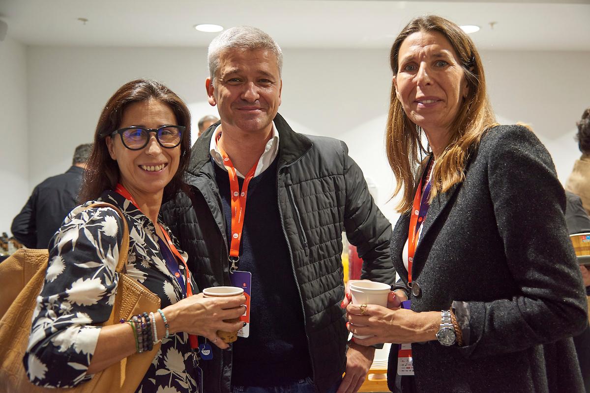 Patricia Boura, da Fundação do Gil, Pedro Janela, do WYgroup, e Filipa Montalvão, da White Way.