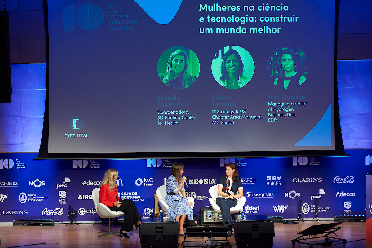 Cláudia Quaresma, Fátima Ferreira e Ana Quelhas apelaram a que mais mulheres abracem carreiras na tecnologia.