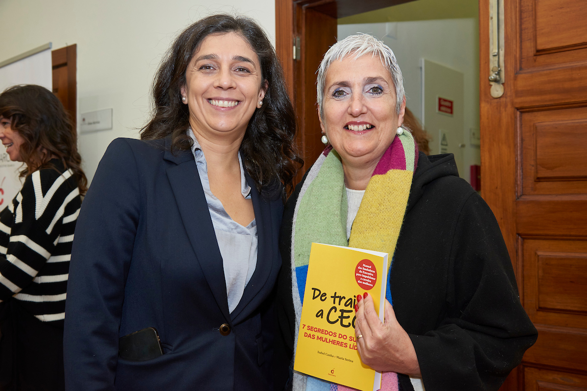 Carla Baltazar com a executive coach Ana Oliveira Pinto.