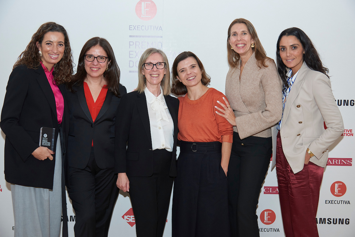 Juliana Oliveira, Isabel Canha, Maria Serina, Marta Carvalho Araújo, Filipa Montalvão e Sara do Ó, todas da Rede Mulher Lider.