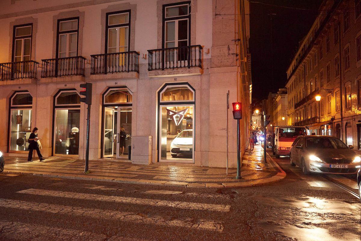 A CUPRA City Garage de Lisboa é uma das oito lojas CUPRA City Garage no mundo.