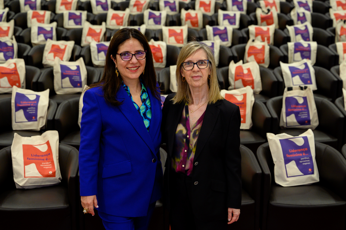 Isabel Canha e Maria Serina, fundadoras da Executiva, preparadas para mais uma sala cheia.