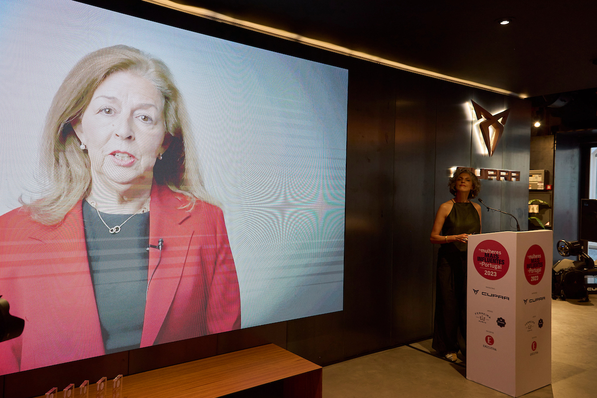Leonor Beleza, presidente da Fundação Champalimaud, não pode estar presente na cerimónia, mas agradeceu o prémio através de um vídeo.