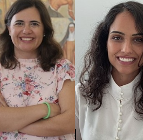 As cientistas Laetitia Gaspar, Cláudia Deus, Sara Silva Pereira e Mariana Osswald, vencedoras do Prémio Medalhas de Honra L’Oréal Portugal para as Mulheres na Ciência.