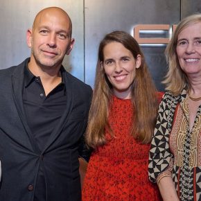 Os entrevistados Rodrigo Costa e Ana Stilwell com as mães. Manuela Jeffree, à esquerda, e Isabel Stilwell, à direita.