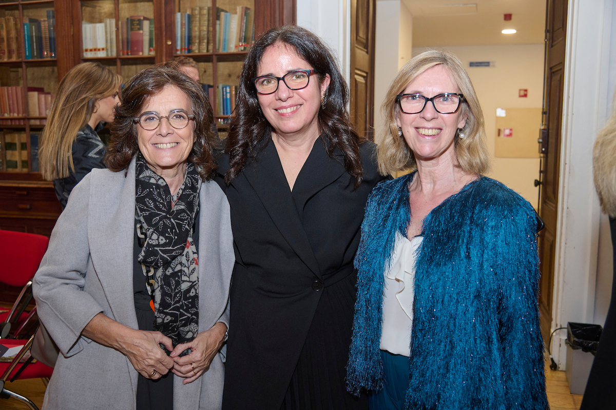 Soledade Carvalho Duarte, managing partner da Transearch, com Isabel Canha e Maria serina, fundadoras da executiva.